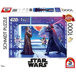 SCHMIDT THOMAS KINKADE STAR WARS OBI WAN'S FINAL BATTLE 1000 PIECE JIGSAW PUZZLE