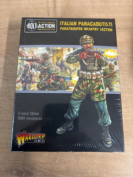 Bolt Action (2nd Edition): Italian: Paracadutisti Paratrooper Infantry Section