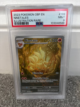 Ninetales OBF 199/197 Promo Graded Pokemon Card (PSA 9)