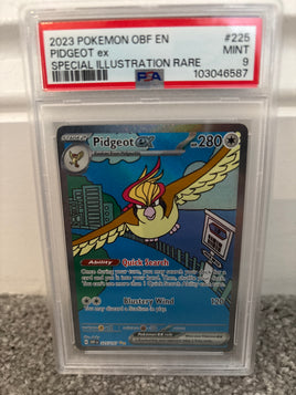 Pidgeot OBF 225/197 Graded Pokemon Card (PSA 9)