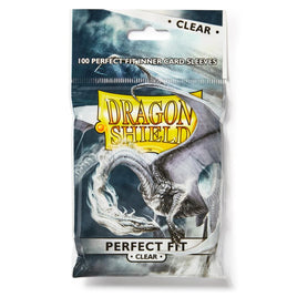 Perfect Fit Sleeves - Clear/Clear (100 Sleeves) - Dragon Shield