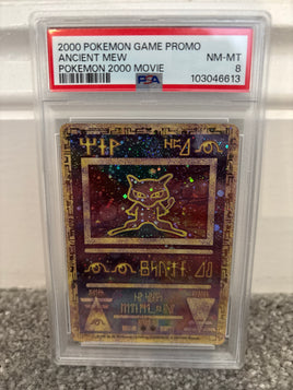 Ancient Mew Pokemon 2000 Promo Graded Pokemon Card (PSA 8)