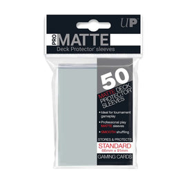 Pro Matte Standard Deck Protectors (50ct) - Clear