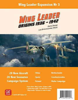 Wing Leader: Victories: Origins 1936-1942 Expansion 3