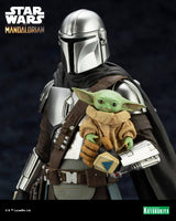 Star Wars The Mandalorian ARTFX Statue 1/10 Mandalorian & Grogu with Beskar Staff 18 cm